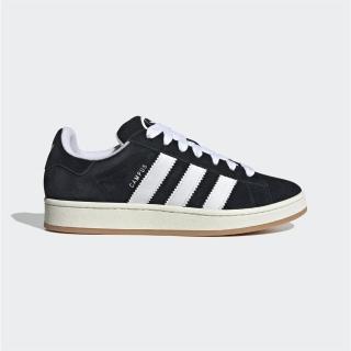 【adidas 愛迪達】Adidas Campus 00s 男女 休閒鞋 經典 復古 Originals 麂皮 奶油底 黑 白(HQ8708)
