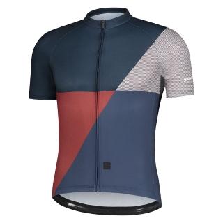 【SHIMANO】IRODORI 男款短袖車衣 靛藍色