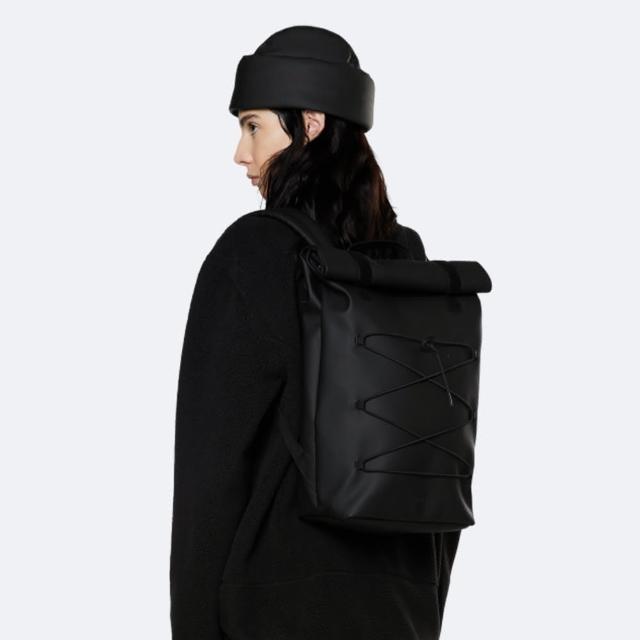 【Rains】Velcro Rolltop Backpack 防水維克羅捲蓋後背包