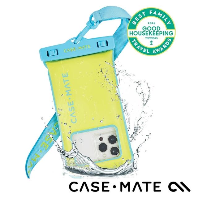 【CASE-MATE】時尚防水漂浮手機袋 - 亮黃藍色