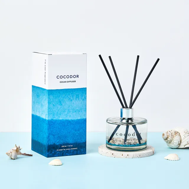 【COCODOR】2024夏季海洋擴香瓶200ml+補充瓶200ml(買2送1超值組/原廠直營)