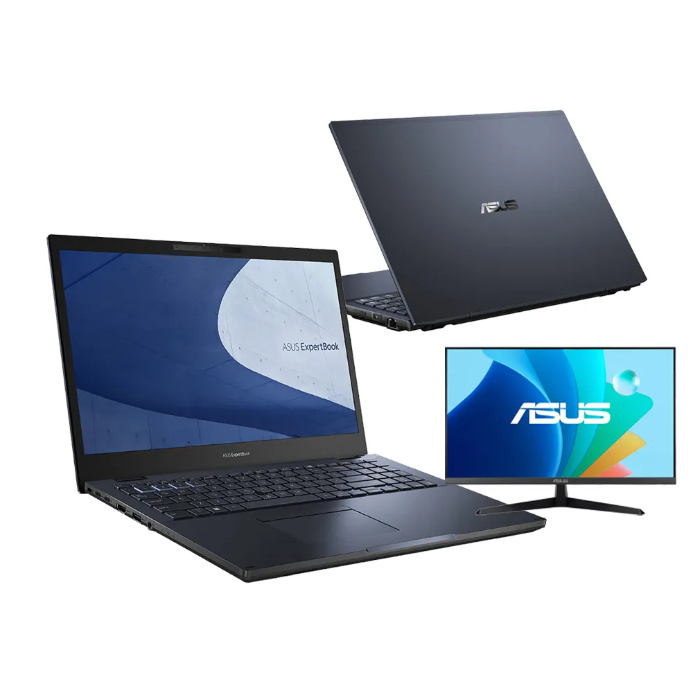 【ASUS】+27型螢幕組★15.6吋i7直升32G商用筆電(B2502CBA-2861A1260P/i7-1260P/32G/1TB SSD/W11P)