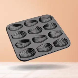 【IBILI】12格不沾瑪德蓮烤盤 26cm / 點心烤模 貝殼蛋糕