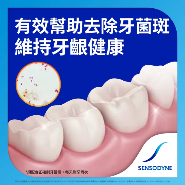 【SENSODYNE 舒酸定】日常防護 長效抗敏牙膏12入(多元護理120gX6+深層潔淨100gX2+牙齦護理X3+高效淨白X1)