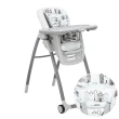 【Joie官方旗艦】multiply 6in1成長型多用途餐椅+比得兔矽膠湯叉餐具組(兒童餐椅/學習餐椅/兒童椅)