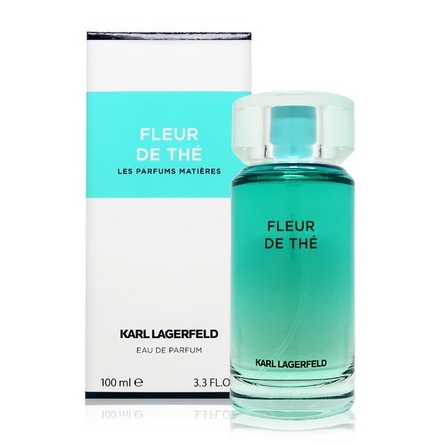 【KARL LAGERFELD 卡爾】Fleur de The 清檸綠茶女性淡香精 EDP 100ml(平行輸入)