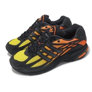 【adidas 愛迪達】休閒鞋 Adistar Cushion 男鞋 女鞋 黑 橘 黃 透氣 復古 緩衝 運動鞋 愛迪達(IG1737)