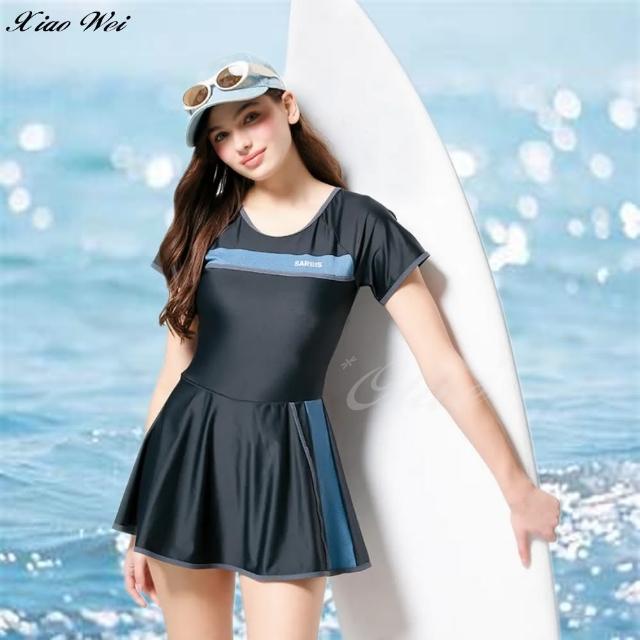 【沙兒斯】流行大女連身裙泳裝(NO.B9824588-3L/5L)