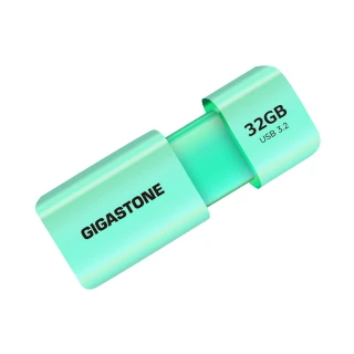 【GIGASTONE 立達】32GB USB3.1/3.2 Gen1 極簡滑蓋隨身碟 UD-3202 綠-超值5入組(32G USB3.2 高速隨身碟)