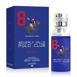 【B.H.POLO】比佛利保羅 藍色馬球騎士精神男性淡香水100ml(專櫃公司貨)