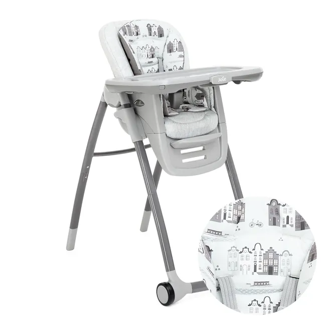 【Joie官方旗艦】multiply 6in1成長型多用途餐椅+比得兔吸盤餐盤+湯叉餐具組(兒童餐椅/學習餐椅/兒童椅)