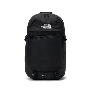【The North Face】北面男女款黑色便捷收納休閒後背包｜52SF4HF(筆電包/登山包)