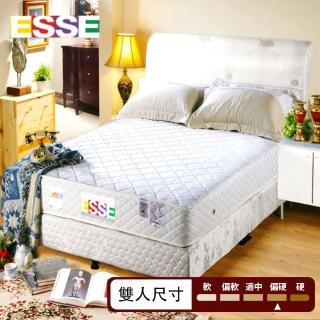 【ESSE御璽名床】防蹣抗菌健康記憶2.3硬式彈簧床墊(雙人)