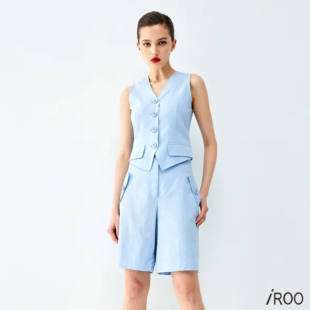【iROO】正統西服式背心