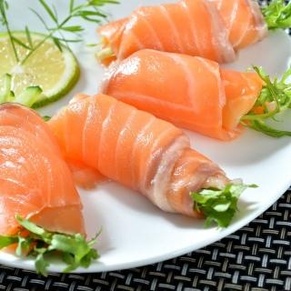 【鮮綠生活】智利頂級原料煙燻鮭魚切片 共4包(250g±10%/包)