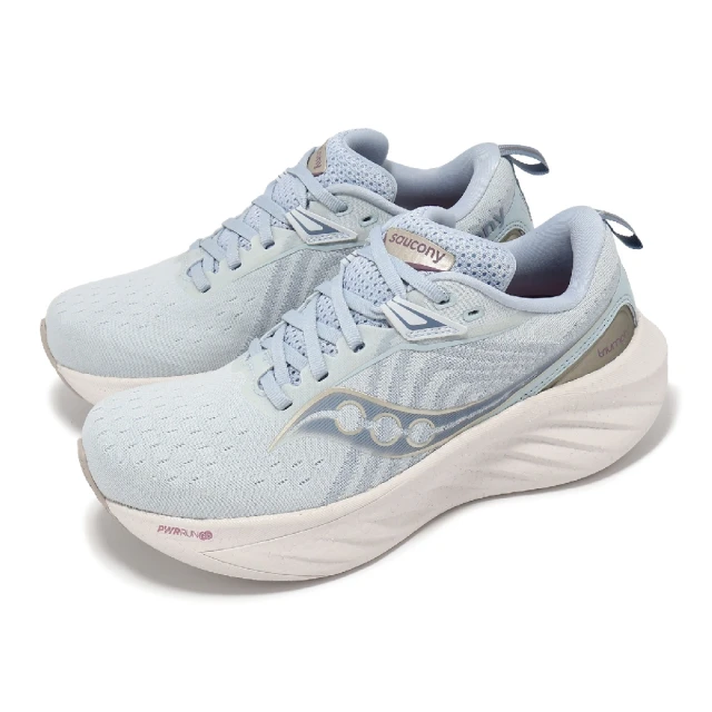 SAUCONY 索康尼 慢跑鞋 Triumph 22 女鞋 藍 白 緩衝 厚底 輕量 運動鞋 索康尼(S10964246)