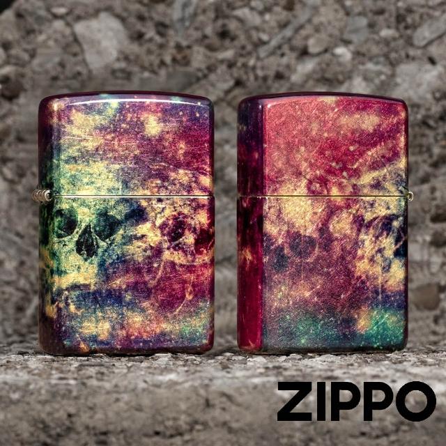 【Zippo】銀河骷髏防風打火機(美國防風打火機)