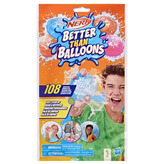 【NERF 樂活打擊】Better Than Balloons 水彈系列(戲水玩具 108 顆水彈)