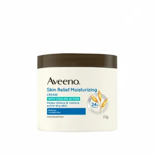 【Aveeno 艾惟諾】天然燕麥高效舒緩潤膚霜312g(身體乳/保濕乳液)