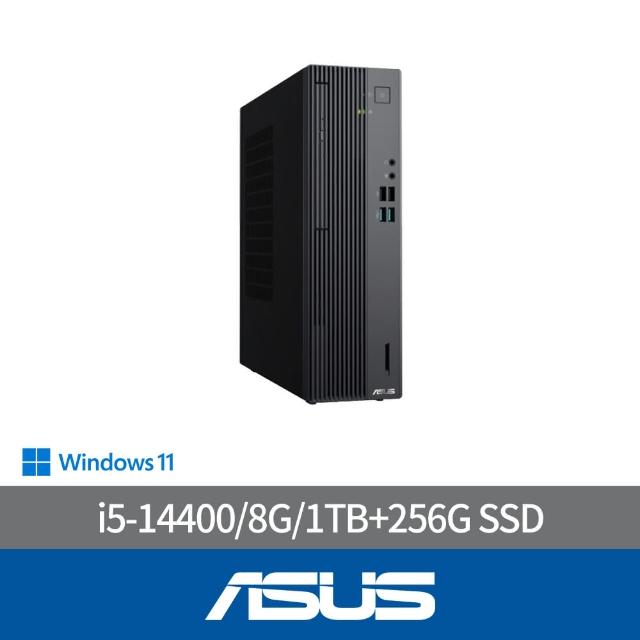 【ASUS 華碩】i5十核電腦(i5-14400/8G/1TB+256G SSD/W11/H-S500SER-514400018W)