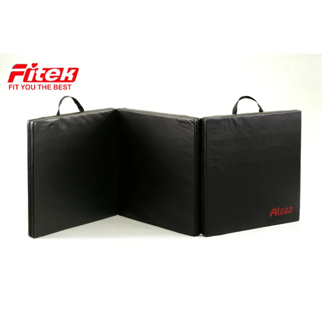 【Fitek】台灣製造 三折運動墊 高密度泡綿 折疊式體操墊(三折墊 瑜珈墊 仰臥起坐摺疊墊、健身地墊 摔角墊)