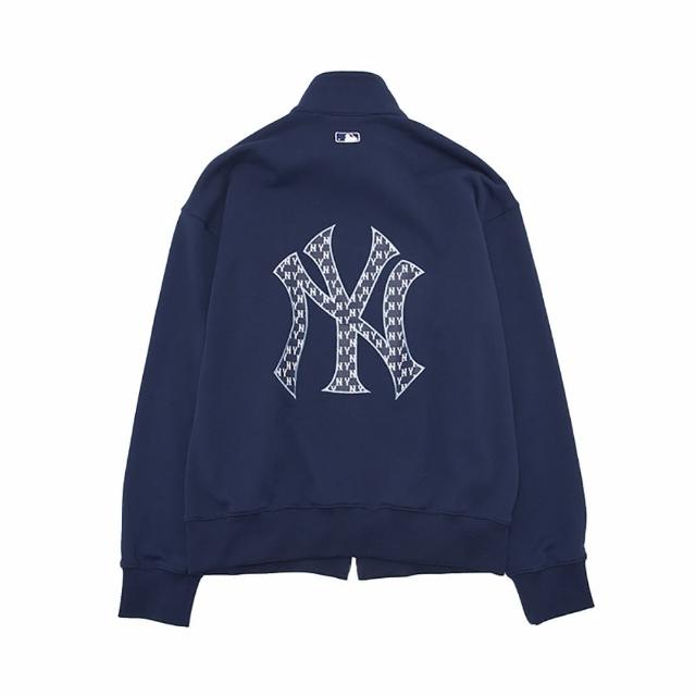 【MLB】拉鍊立領外套 MONOGRAM系列 紐約洋基隊(3ATRM0441-50NYS)