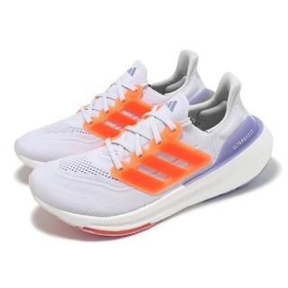 【adidas 愛迪達】慢跑鞋 Ultraboost Light W 女鞋 紫 橘 襪套 緩衝 Boost 運動鞋 愛迪達(HQ6354)