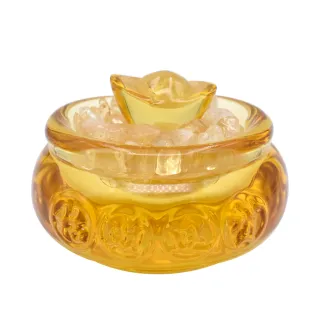 【鑫運來】◎迷你琉璃聚寶盆