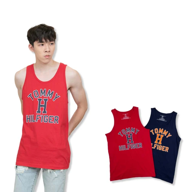 Tommy Hilfiger Tommy Hilfiger 設計款 背心 湯米 無袖 男生上衣 大尺碼 細肩 純棉 保證正品(背心)