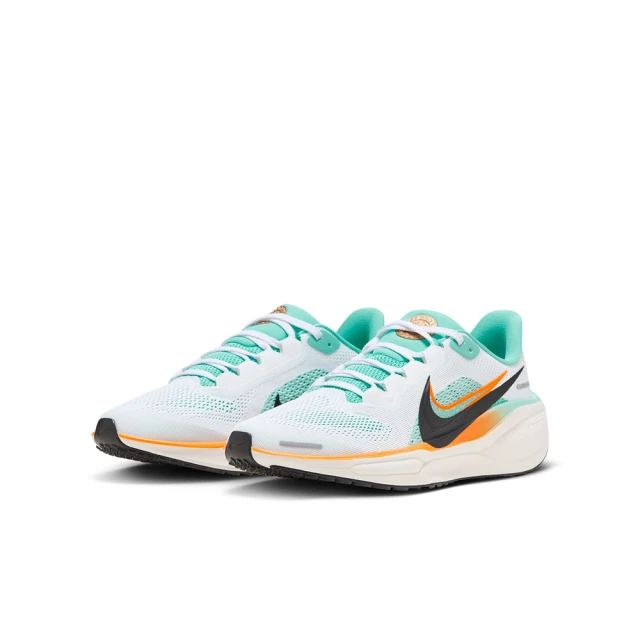 NIKE 耐吉 慢跑鞋 女鞋 大童 運動鞋 緩震 小飛馬 AIR ZOOM PEGASUS 41 GS 白綠 HM3724-101