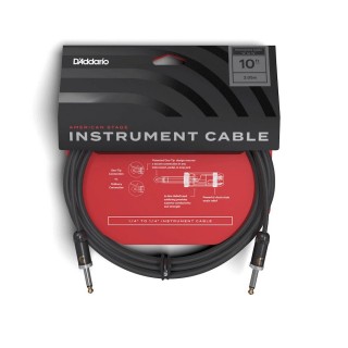 【D’Addario】PW-AMSG-10 雙直頭 10呎導線(原廠公司貨 商品保固有保障)