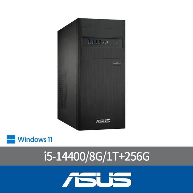 【ASUS 華碩】i5十核文書電腦(i5-14400/8G/1T+256G/W11/H-S500TER-514400012W)