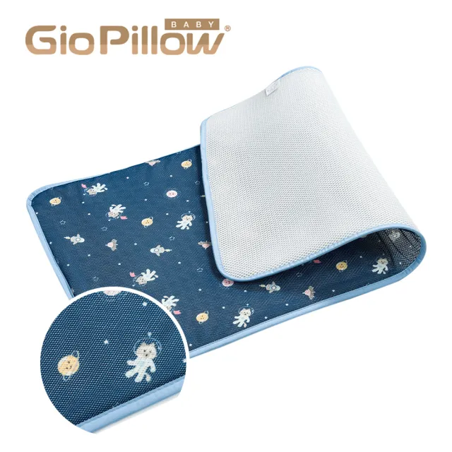 【GIO Pillow】中床 60×120cm 超透氣排汗嬰兒床墊 M號(透氣床墊 可水洗床墊 新舊包裝隨機出貨)