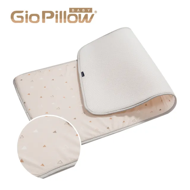 【GIO Pillow】中床 60×120cm 超透氣排汗嬰兒床墊 M號(透氣床墊 可水洗床墊 新舊包裝隨機出貨)