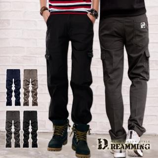 【Dreamming】精選暢銷多口袋伸縮休閒長褲 工作褲(共四款)