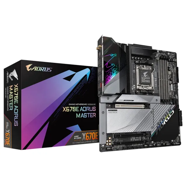 【GIGABYTE 技嘉】M+U組合★X670 AORUS ELITE AX主機板+AMD R5-7600 CPU(C+M)