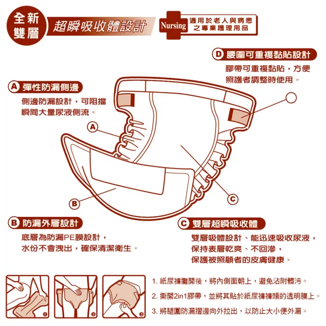 【康乃馨】成人紙尿褲L號16片/包