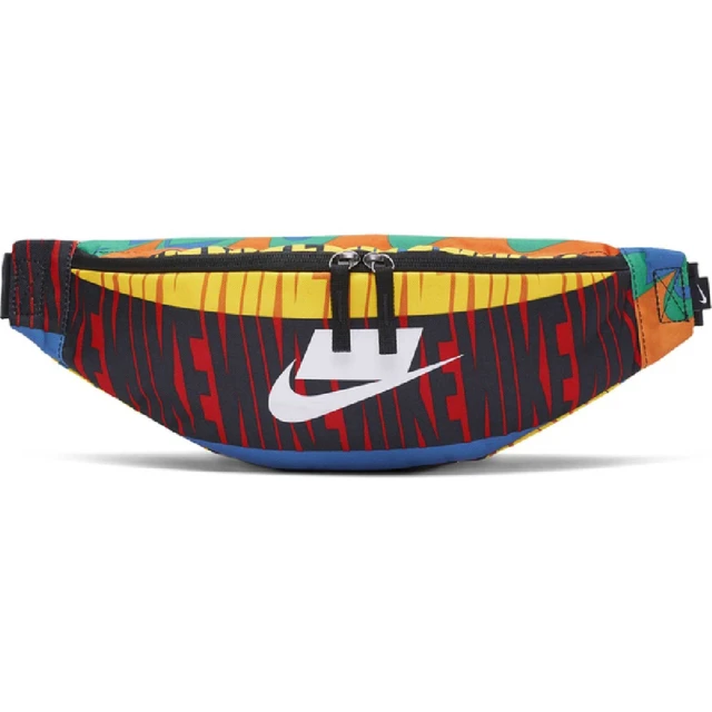 NIKE 耐吉 NIKE HERITAGE HIP PACK 腰包 側背包 休閒 穿搭 隨機圖騰 彩色(BA6332-010)