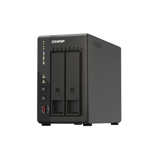 【QNAP 威聯通】搭東芝 4TB x2 ★ TS-253E-8G 2bay NAS 網路儲存伺服器