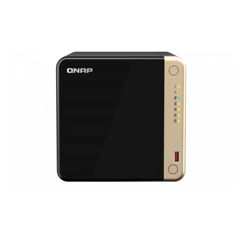 【QNAP 威聯通】搭東芝 4TB x2 ★ TS-464-8G 4Bay NAS 網路儲存伺服器