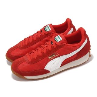 【PUMA】休閒鞋 Easy Rider Vintage 男鞋 女鞋 復古紅 麂皮 多巴胺 情侶鞋(399028-01)
