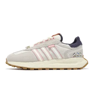 【adidas 愛迪達】x Disney Retropy E5 男鞋 女鞋 灰 粉紅 休閒鞋 唐老鴨 迪士尼 愛迪達(JR0107)