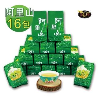 【龍源茶品】阿里山清醇芳香烏龍茶葉16包組(150g/包-共4斤;附提袋;生青茶;無焙火;微發酵上市)