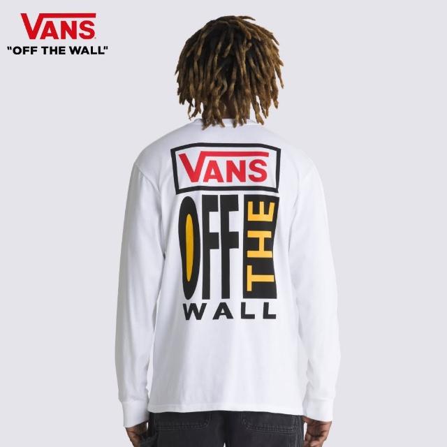 【VANS 官方旗艦】AVE 男女款白色長袖T恤