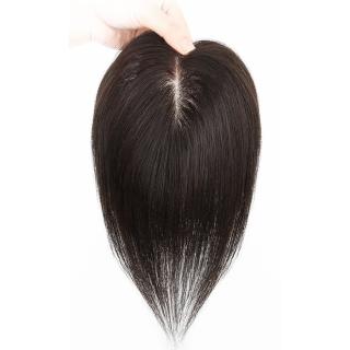 【巴黎精品】現貨+預購 真髮髮片透氣輕量免打理隱形(全遞針無痕8*12cm女假髮a1fn74)