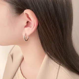【UME.Acce】圓圈鑲鑽耳扣式耳環韓劇同款耳環 朴敏英 耳扣 耳環 鑲鑽 鑲鑽耳還 圓圈 圓圈