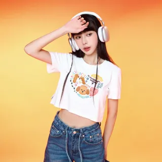 【MAJOR MADE】愛心狗刺繡短版T(短袖上衣/短T/刺繡T)