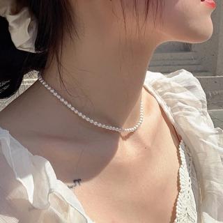 【KT DADA】包包 鎖骨鏈 短項鍊 項鍊女 珍珠項鍊 串珠項鍊 法式項鍊 氣質項鍊 閨蜜項鍊 疊戴項鍊 ins