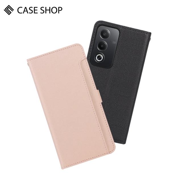 【CASE SHOP】OPPO A3 Pro 前收納側掀皮套(內襯卡片夾層 翻蓋站立)