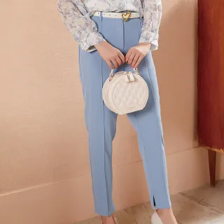 【H2O】修身內衩窄管褲  #3638002(黑/卡/淺藍色)